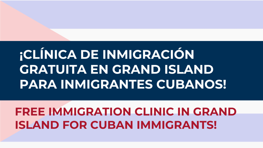 ¡Clínica de inmigración gratuita para inmigrantes cubanos!